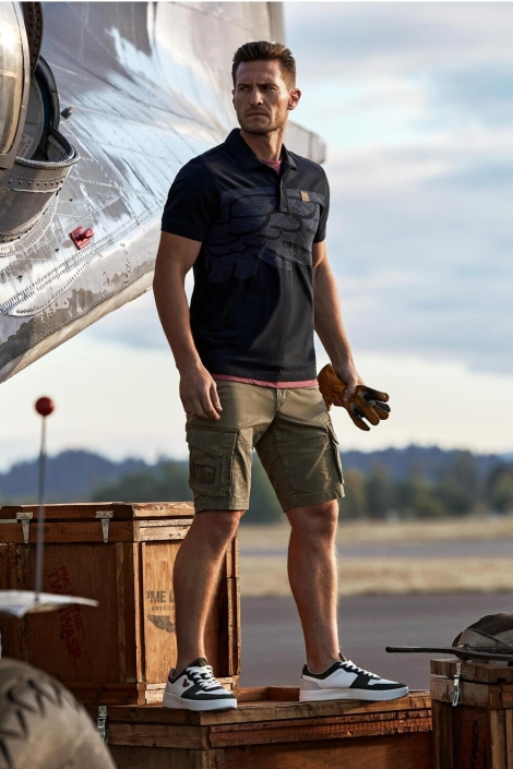 PME legend short sleeve polo pique embroidere